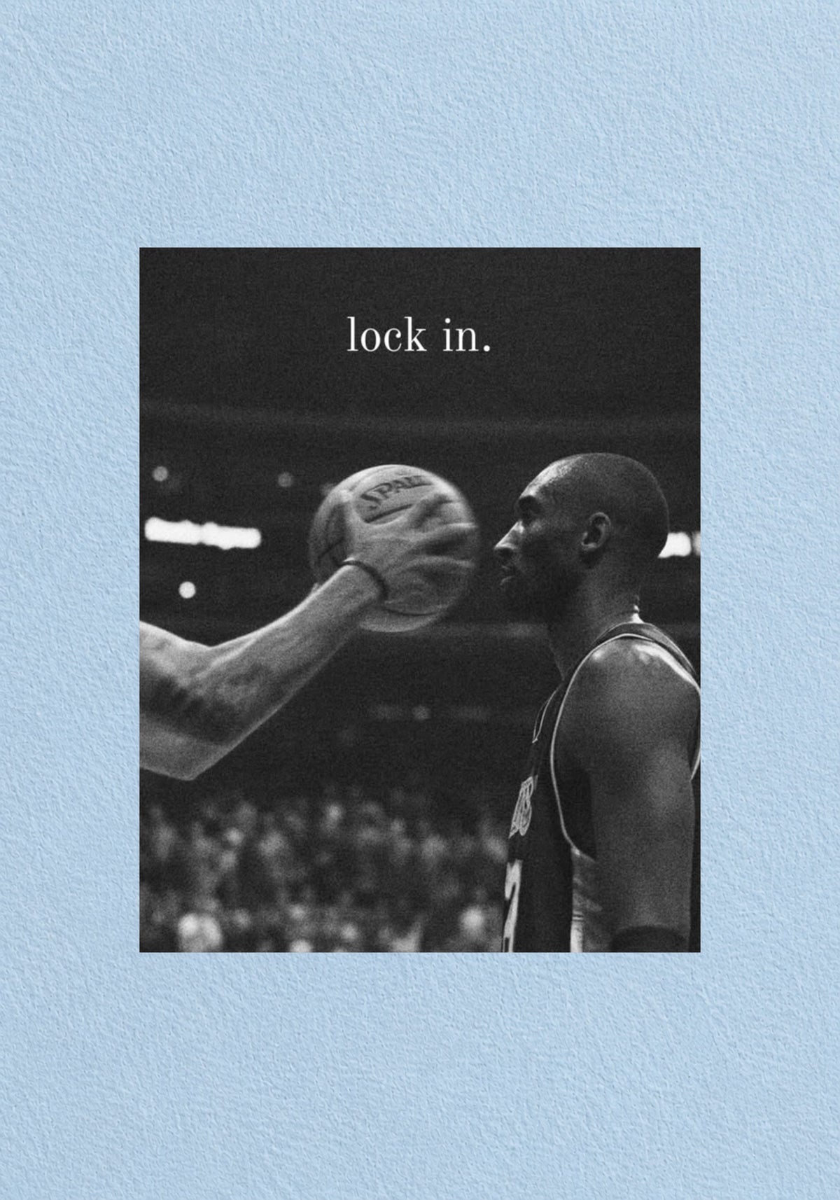 Lock In Basketball Poster