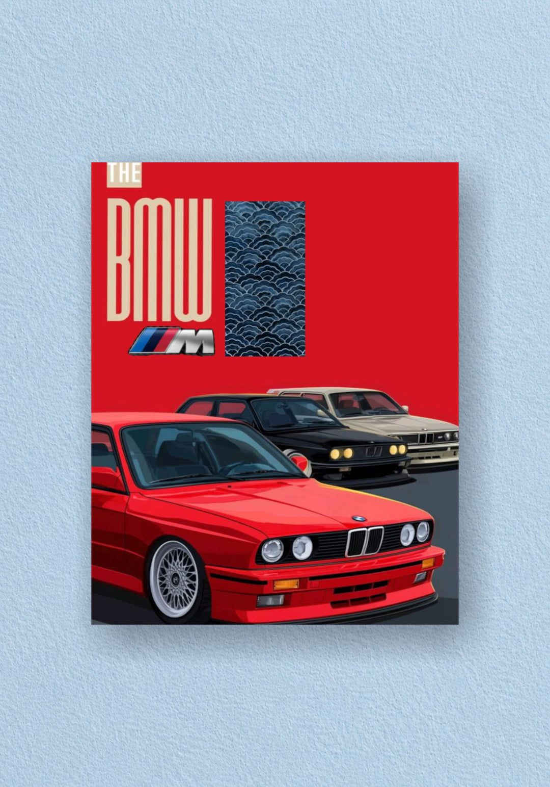 BMW M Twin Car Poster