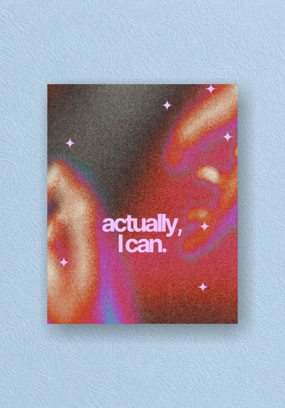 Actually I Can Retro Poster