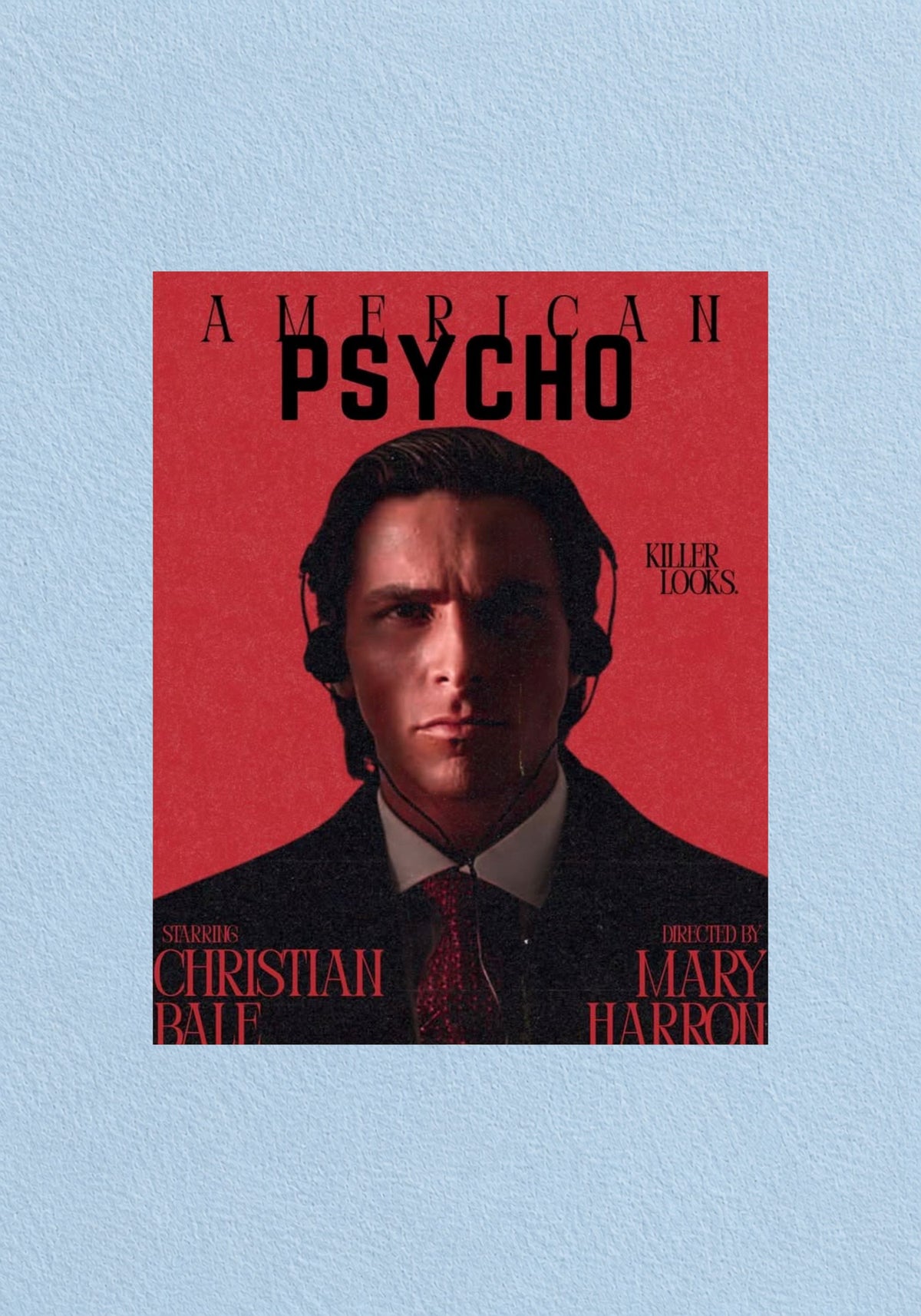 American Psycho Bale Poster