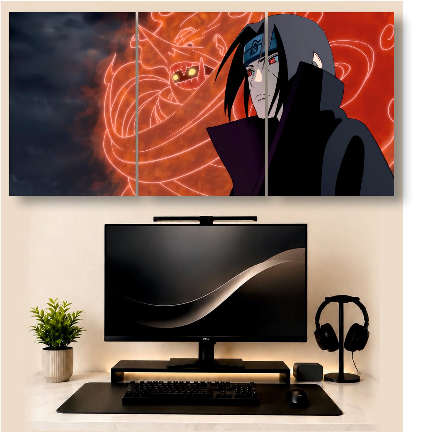 Itachi Uchiha | 3 - Piece Split Poster | PosterDrip