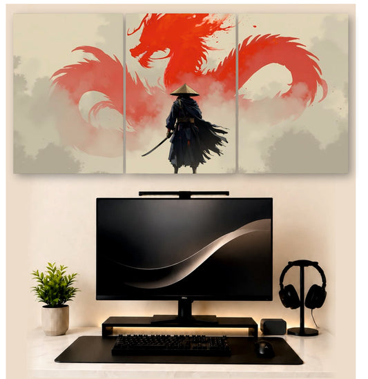 Dargon Shadow Fight  | 3 - Piece Split Poster | PosterDrip