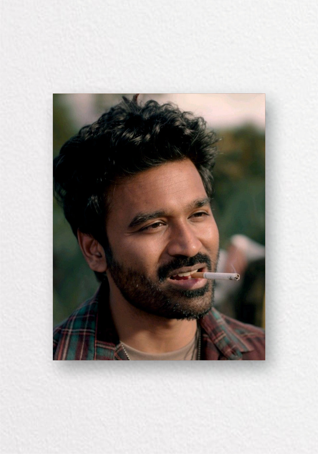 Dhanush Candid Close-Up Poster | Tamil Film Star Wall Art