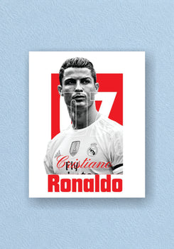 Cristiano Ronaldo – Real Madrid #7 Graphic Poster