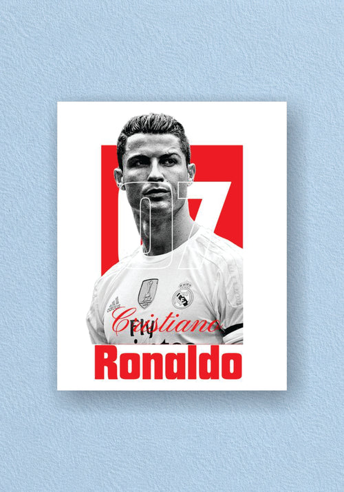 Cristiano Ronaldo – Real Madrid #7 Graphic Poster