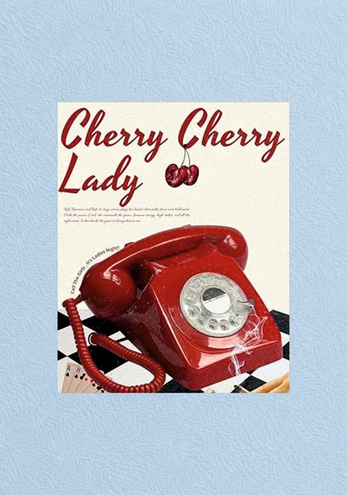 Cherry Cherry Lady Poster | Baddie Wall Art