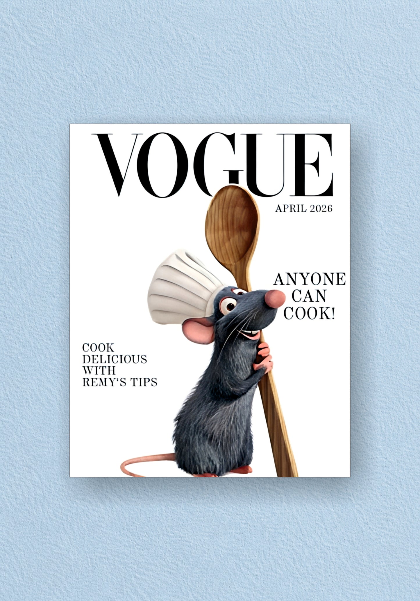 Anyone Can Cook Poster | Ratatouille Wall Art