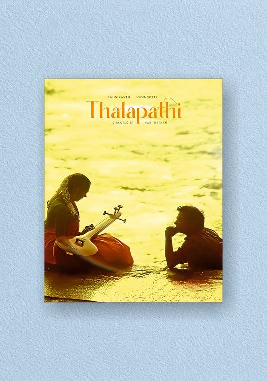 Thalapathi Rajinikanth Movie Poster | Tamil Cinema Wall Art