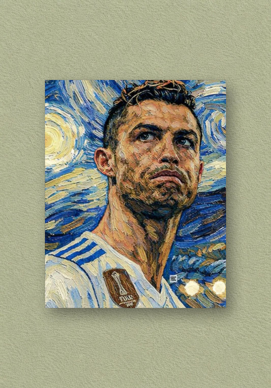 Cristano Ronaldo CR7 | Classic Art Football Legend Poster