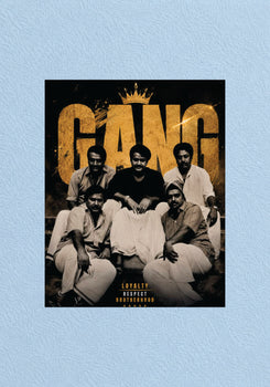 Brotherhood "GANG" Typography Poster