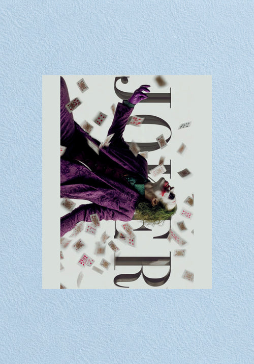 Joker Falling Cards Poster | DC Wall Poster