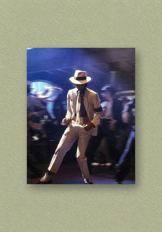 Michael Jackson MJ | Smooth Criminal| Moonwalk Silhouette Poster
