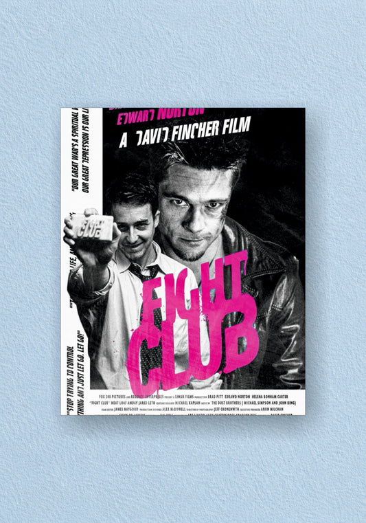 Fight Club Cast Poster | Classic Movie Wall Art