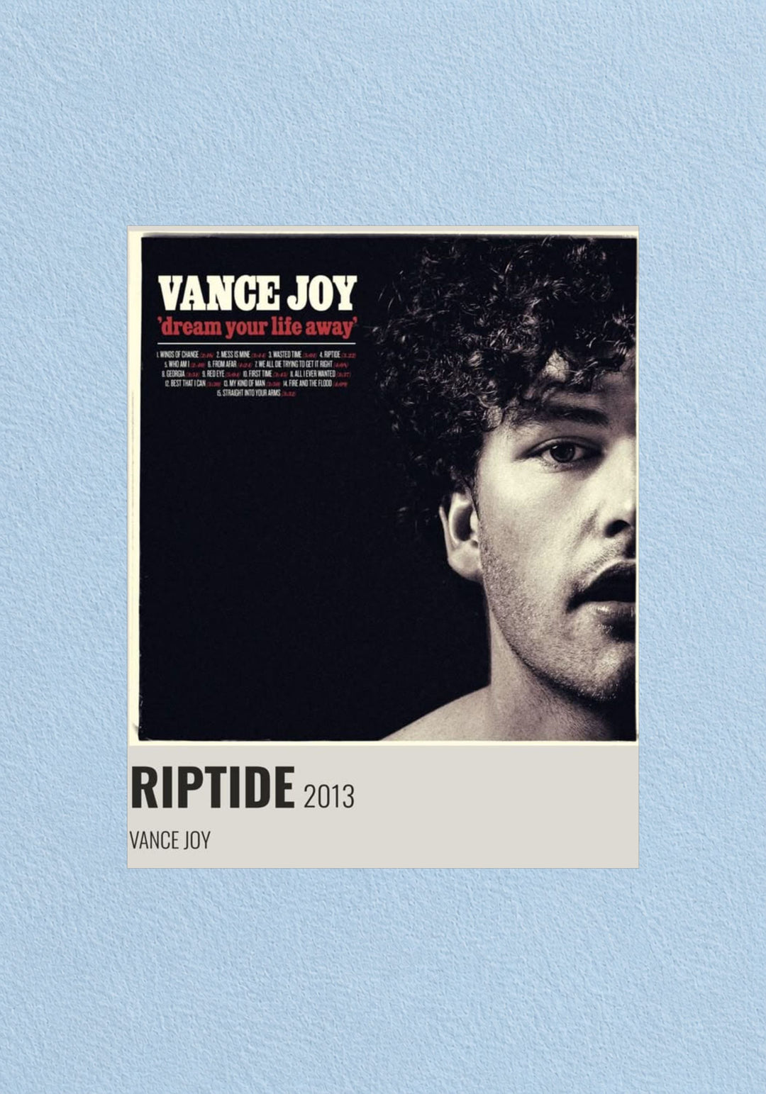 Riptide Poster | Music Wall Art