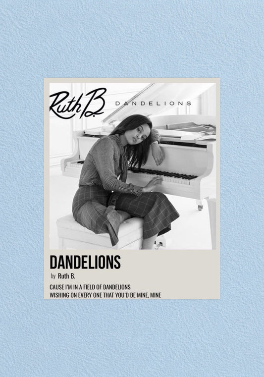 Dandelions Poster | Music Wall Art