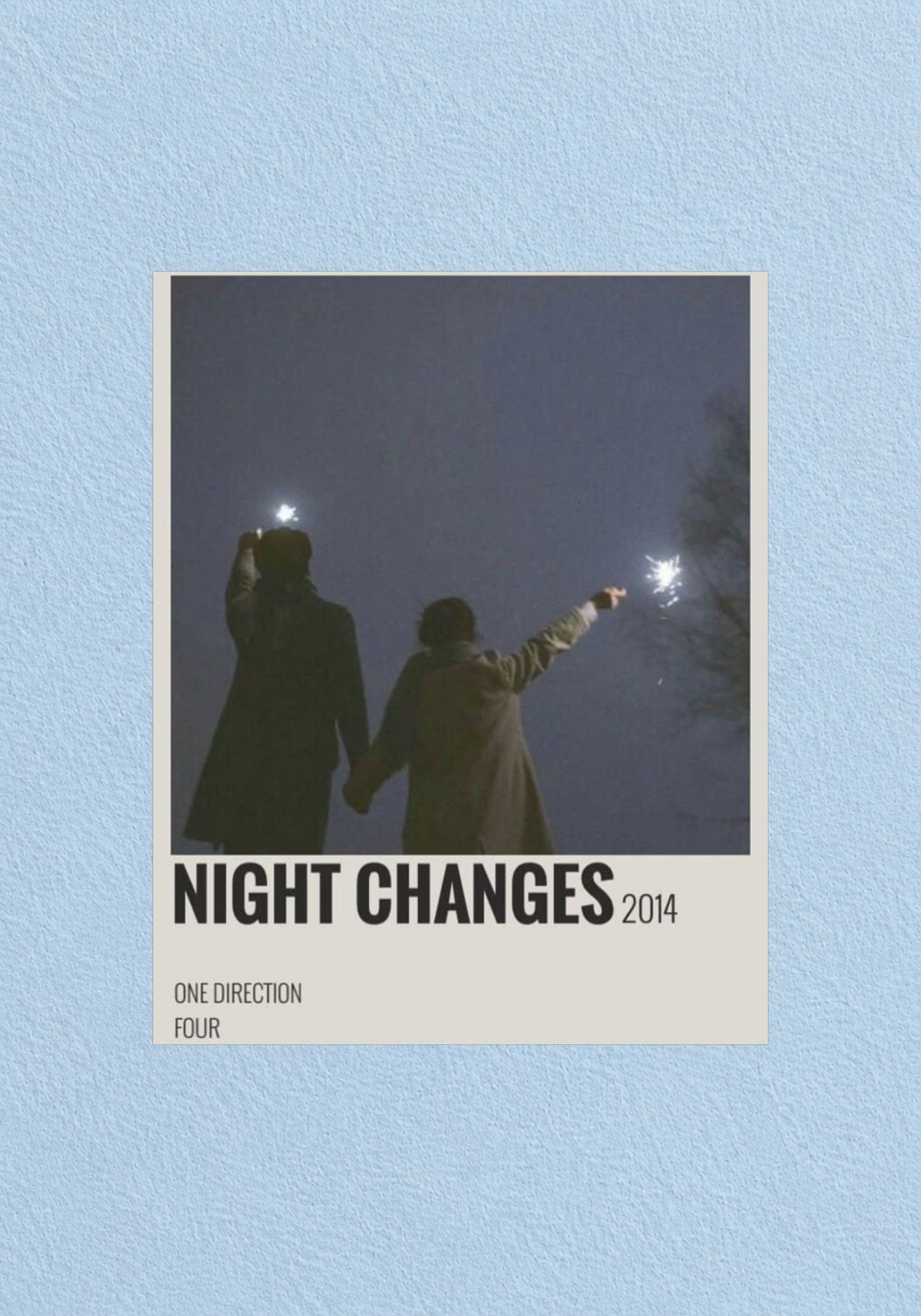 Night Changes Poster | Music Wall Art