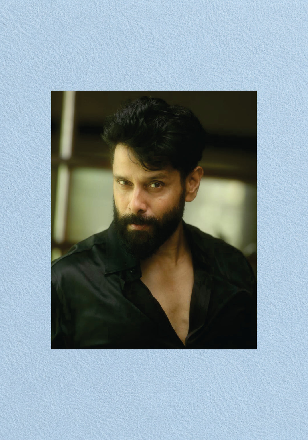 Chiyaan Vikram - Bearded Candid Portrait Poster