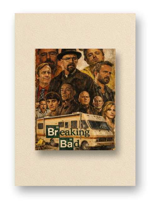 Breaking Bad Crew Poster | Walter White , Jessie Pinkman