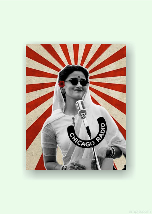Gangubai Kathiawadi Retro Propaganda Poster
