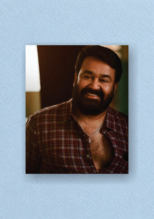 Mohanlal Candid Smile Poster