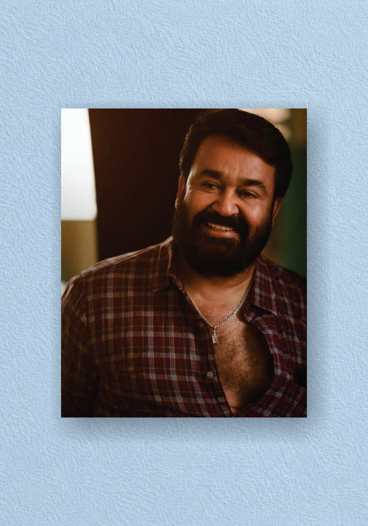 Mohanlal Candid Smile Poster