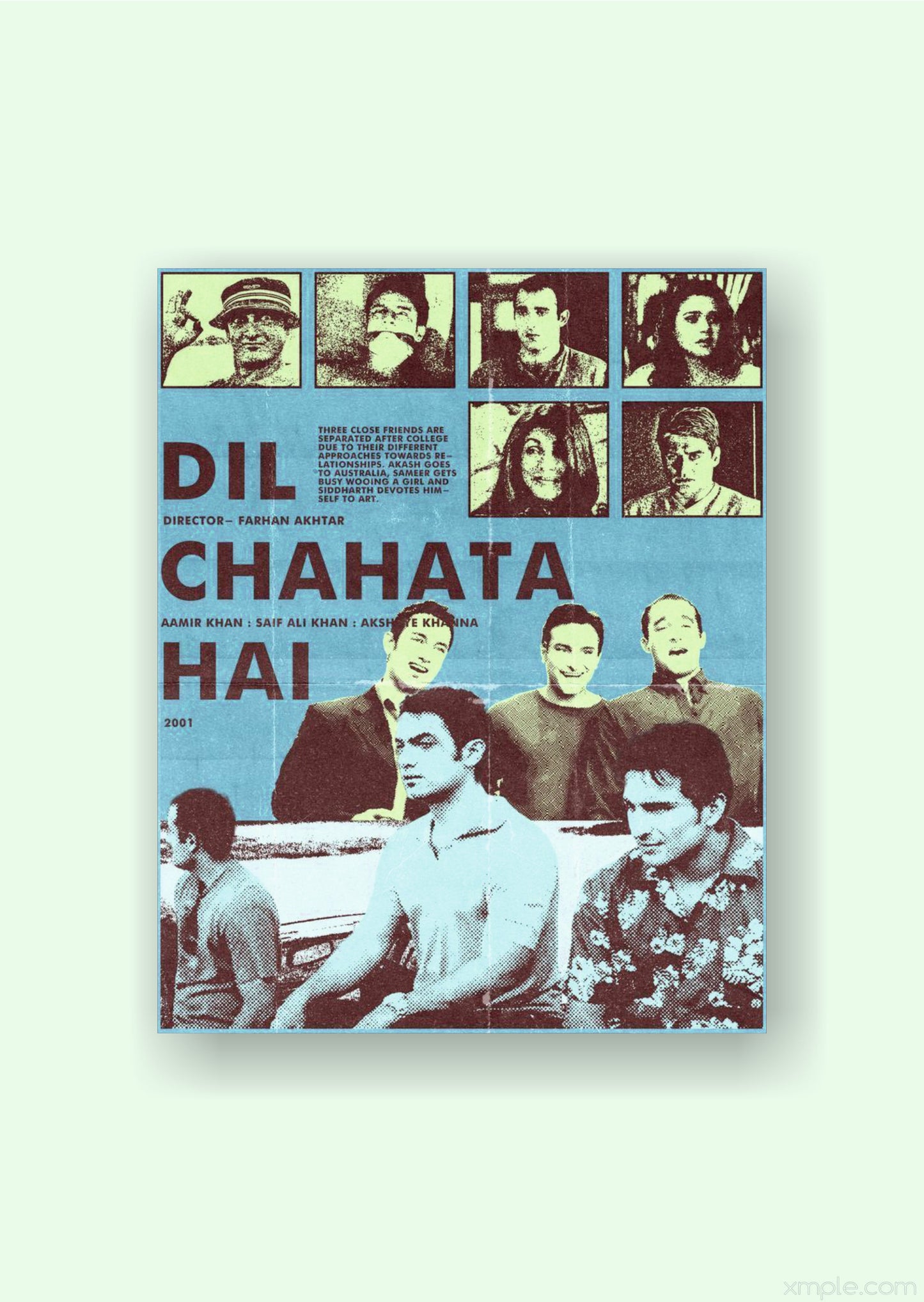 Dil Chahta Hai Poster | Bollywood Wall Art