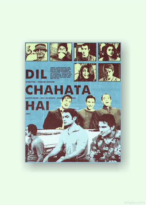Dil Chahta Hai Poster | Bollywood Wall Art