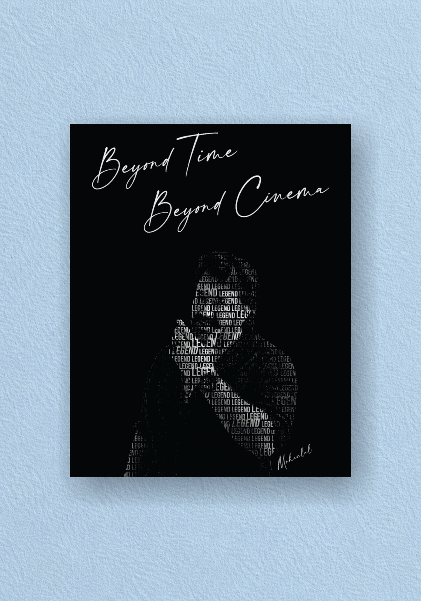 Mohanlal "Beyond Time, Beyond Cinema" Poster