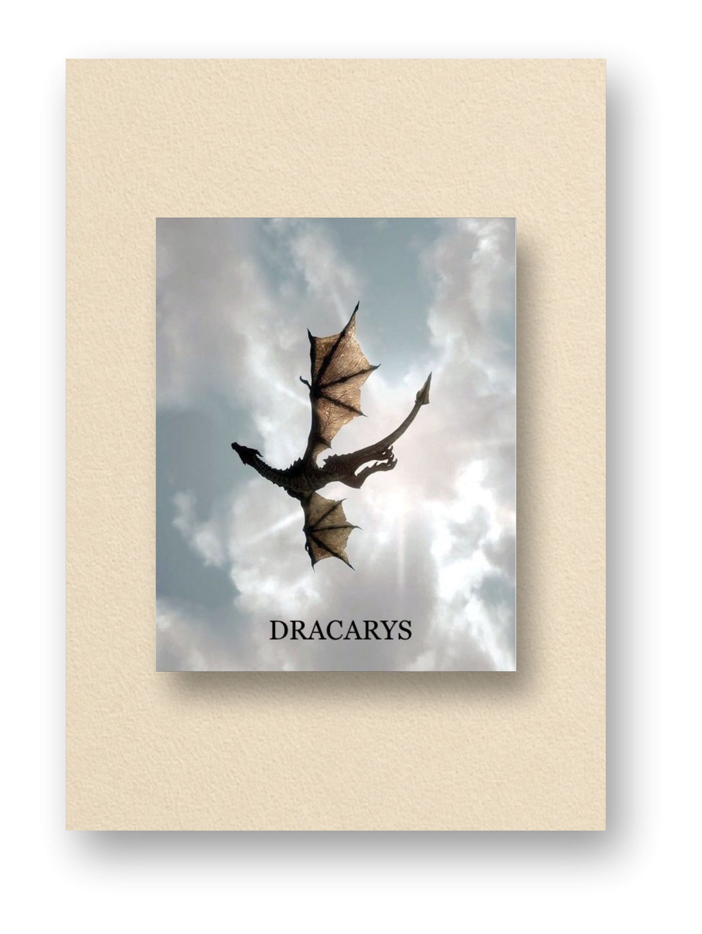 Dracarys Dragon Poster