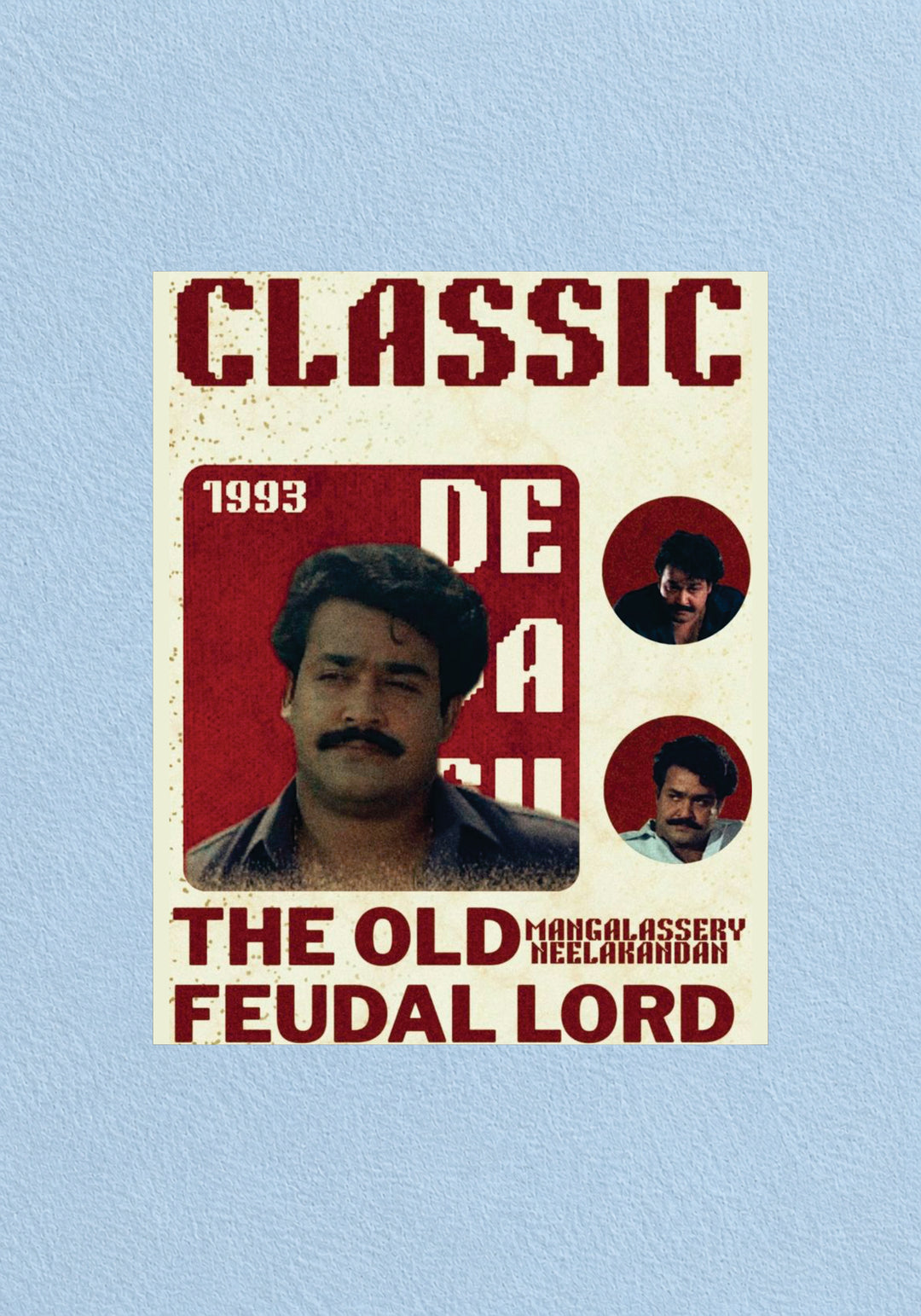 Devasuram - Mohanla Old Feudal Lord Poster