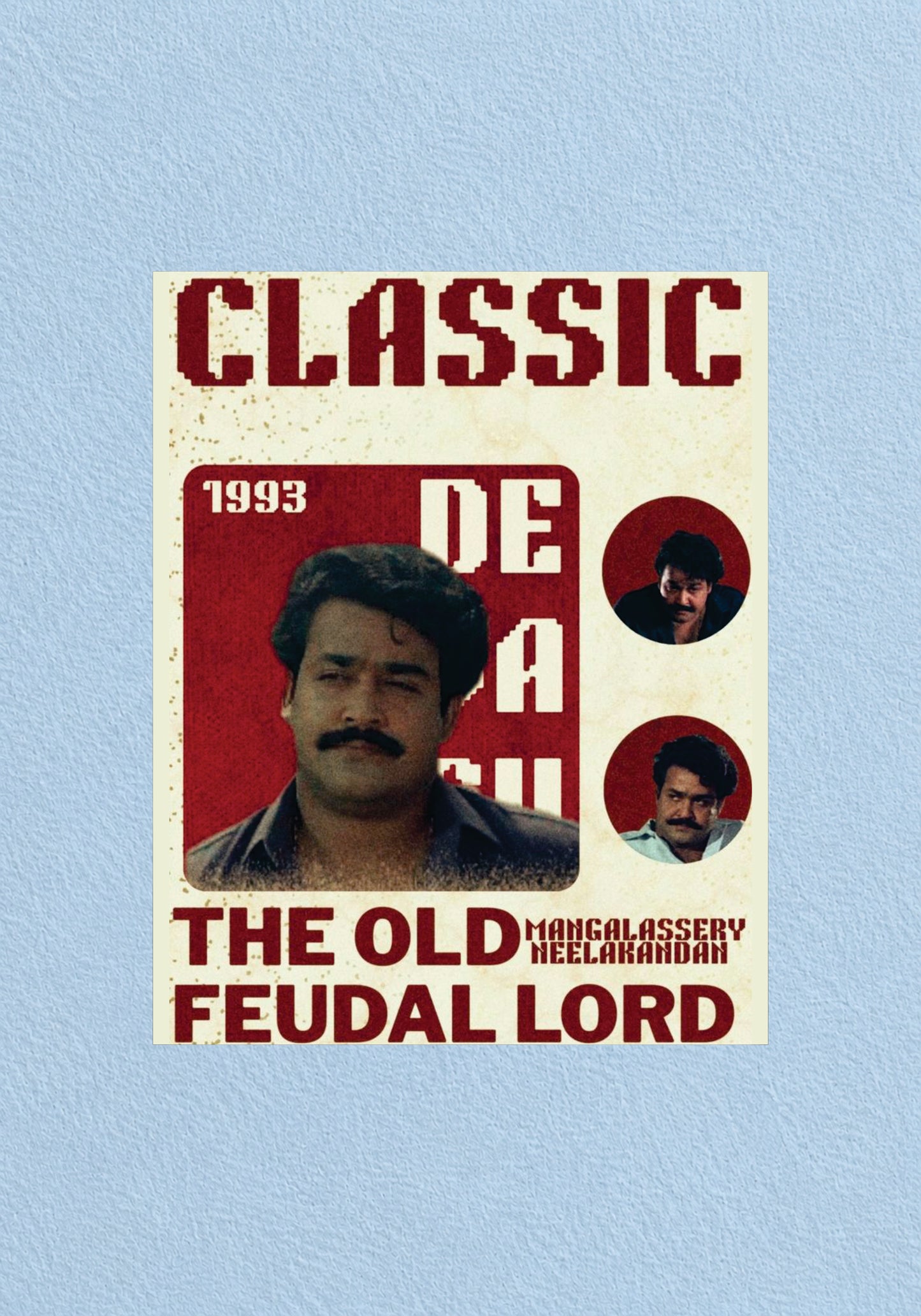 Devasuram - Mohanla Old Feudal Lord Poster
