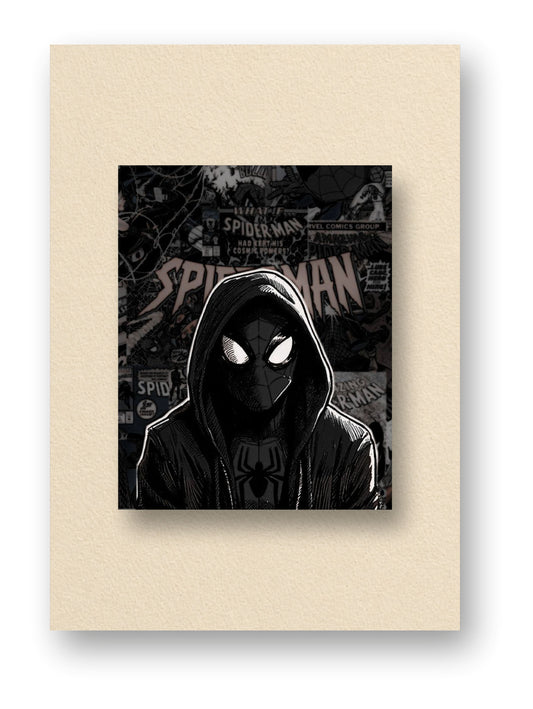 Shadow Hood Sipder Man Poster