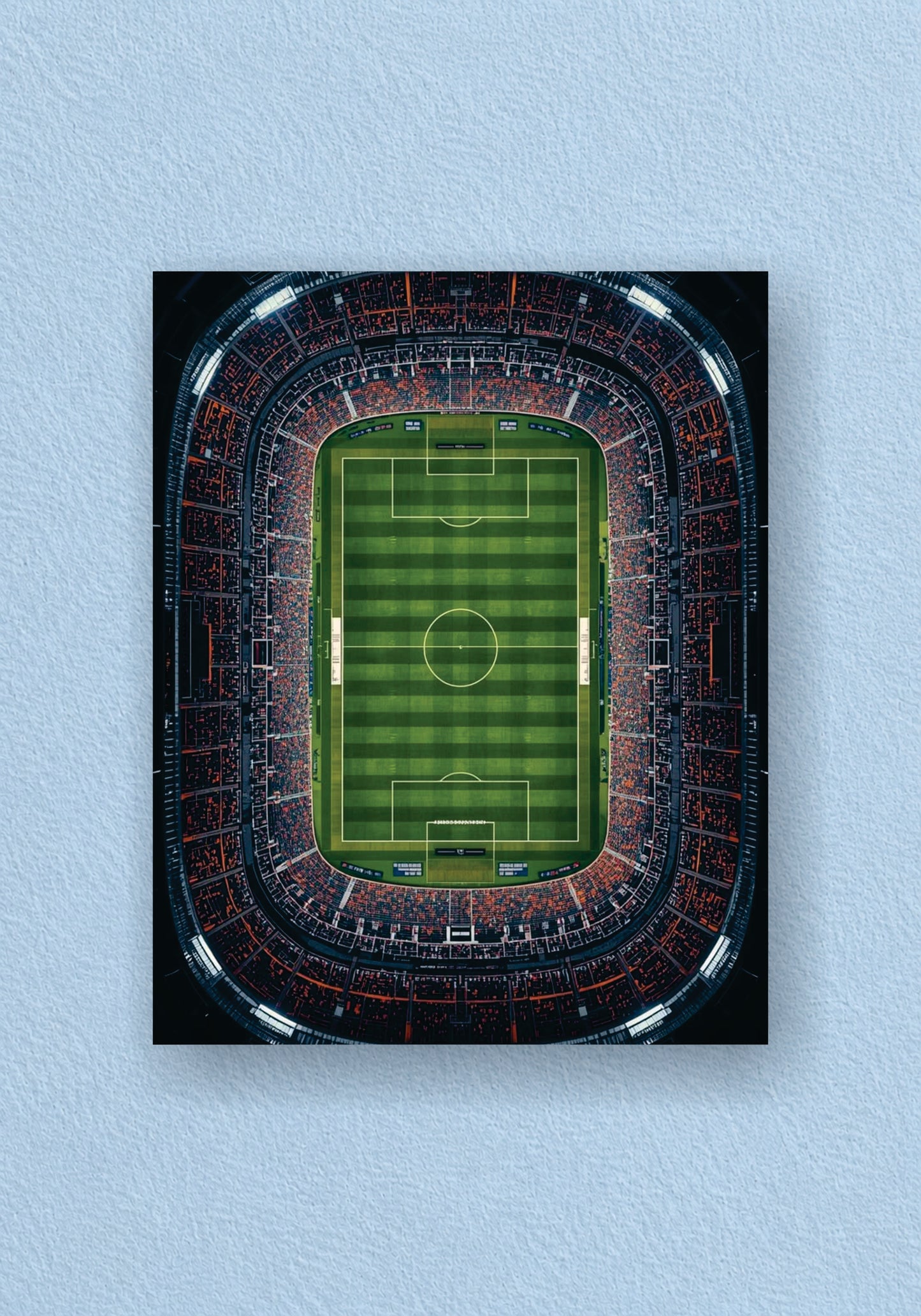 Aerial Football Stadium Poster
