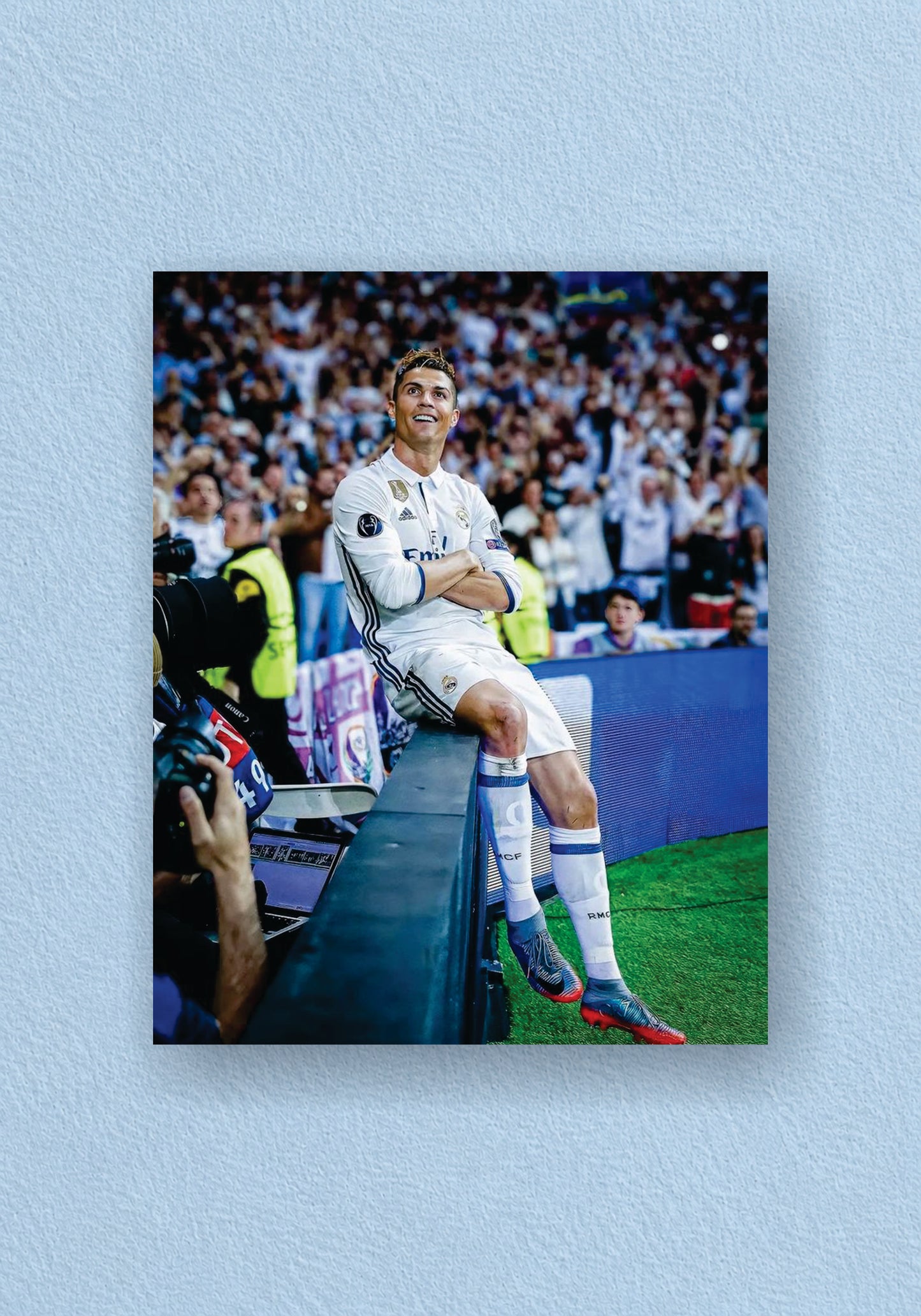 Ronaldo Champions Smile Poster