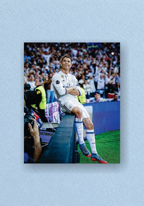Ronaldo Champions Smile Poster