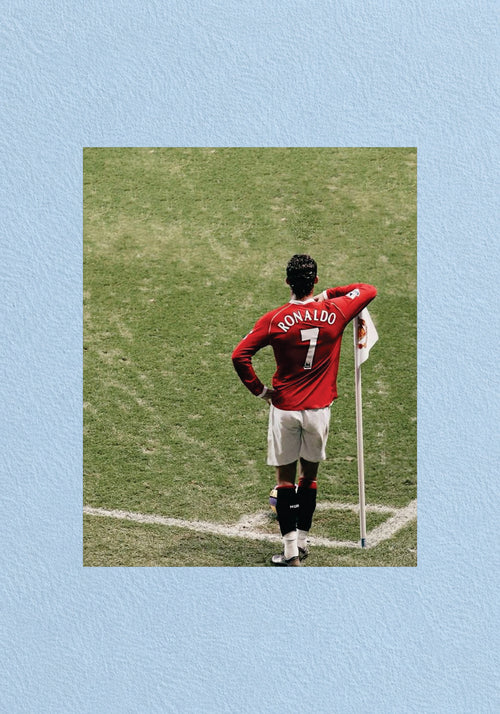 Ronaldo Corner Flag Poster