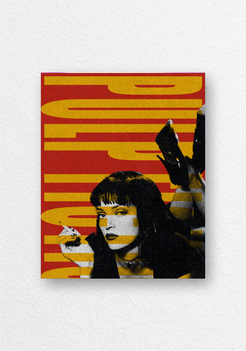 Retro Action Pose Illustrated Poster | Vintage Aesthetic Wall Art