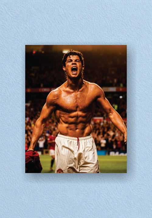 Ronaldo Roar Celebration Poster