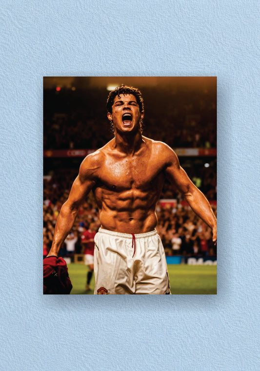 Ronaldo Roar Celebration Poster