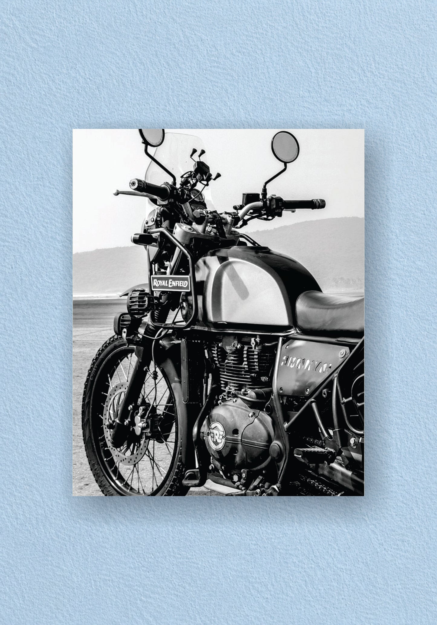 Royal Enfield Hunter Close-Up Poster