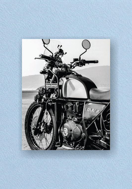 Royal Enfield Hunter Close-Up Poster