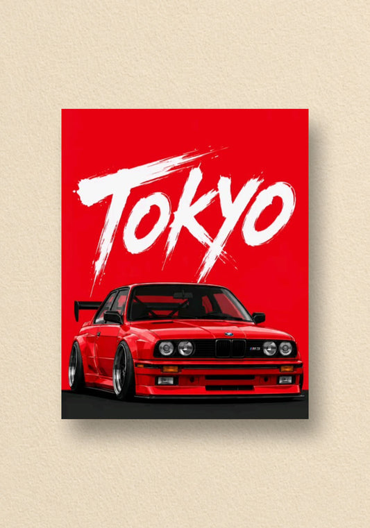 Tokyo Drift Car Poster