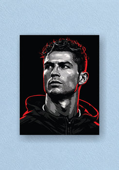 Ronaldo Neon Pop Art Poster