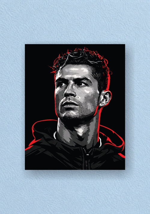 Ronaldo Neon Pop Art Poster