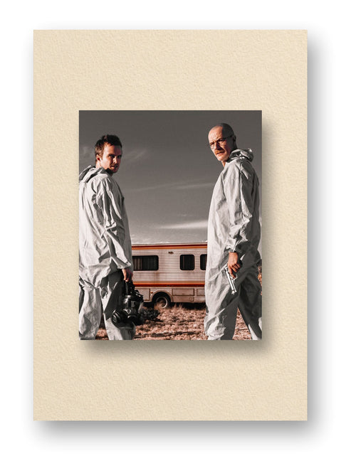 Breaking Bad | Walter White & Jessie PinkMan | Desert Hazmat Duo Poster