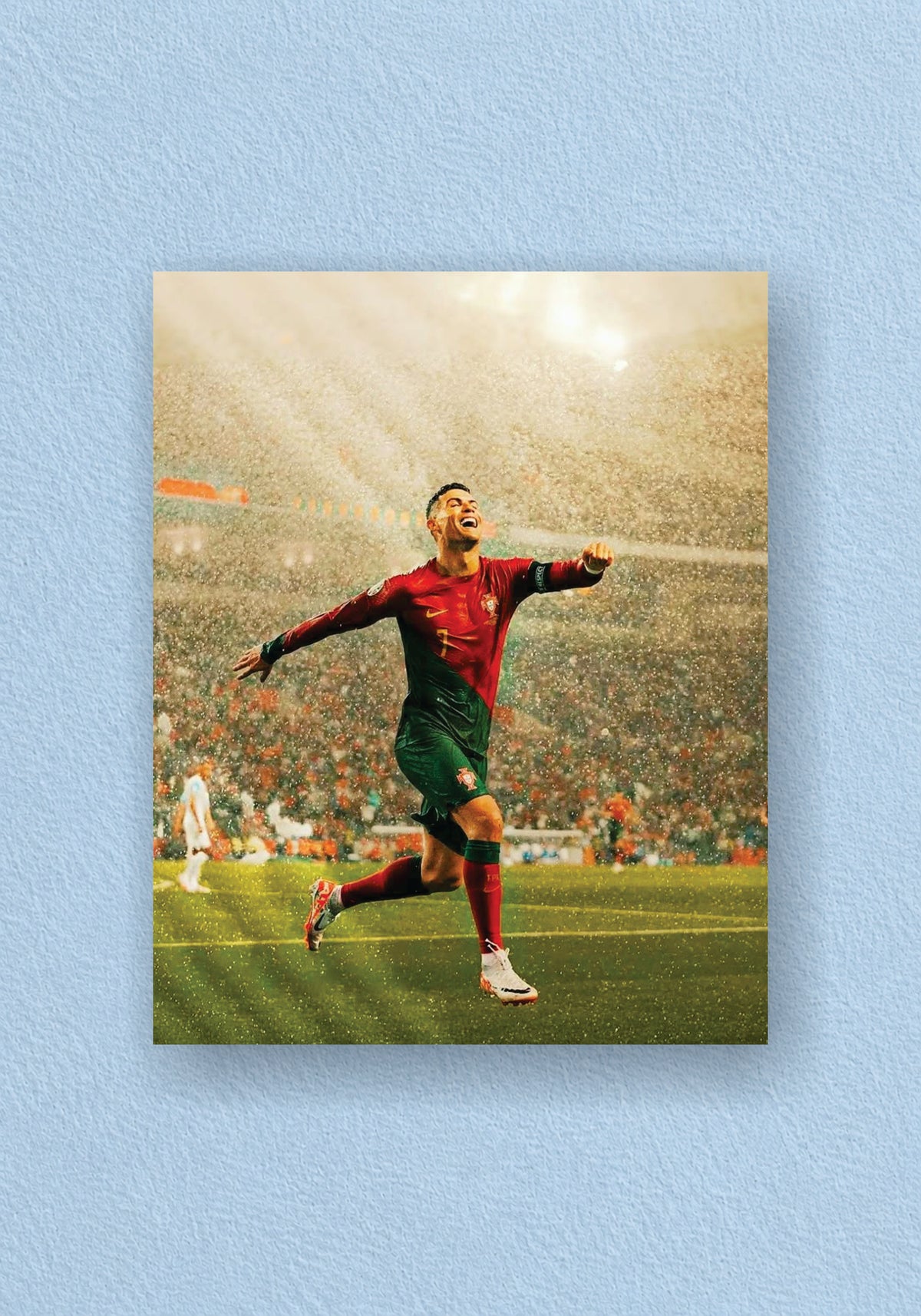 Cristiano Ronaldo Portugal Stadium Arms Out Celebration Poster – POSTERDRIP
