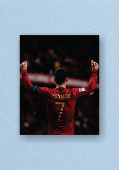 Cristiano Ronaldo Manchester United Number 7 Back View Poster – POSTERDRIP
