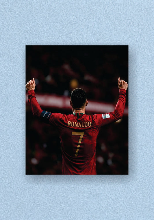 Cristiano Ronaldo Manchester United Number 7 Back View Poster – POSTERDRIP