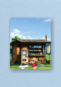 Shinchan and Shiro Japanese Storefront Cartoon Poster – POSTERDRIP