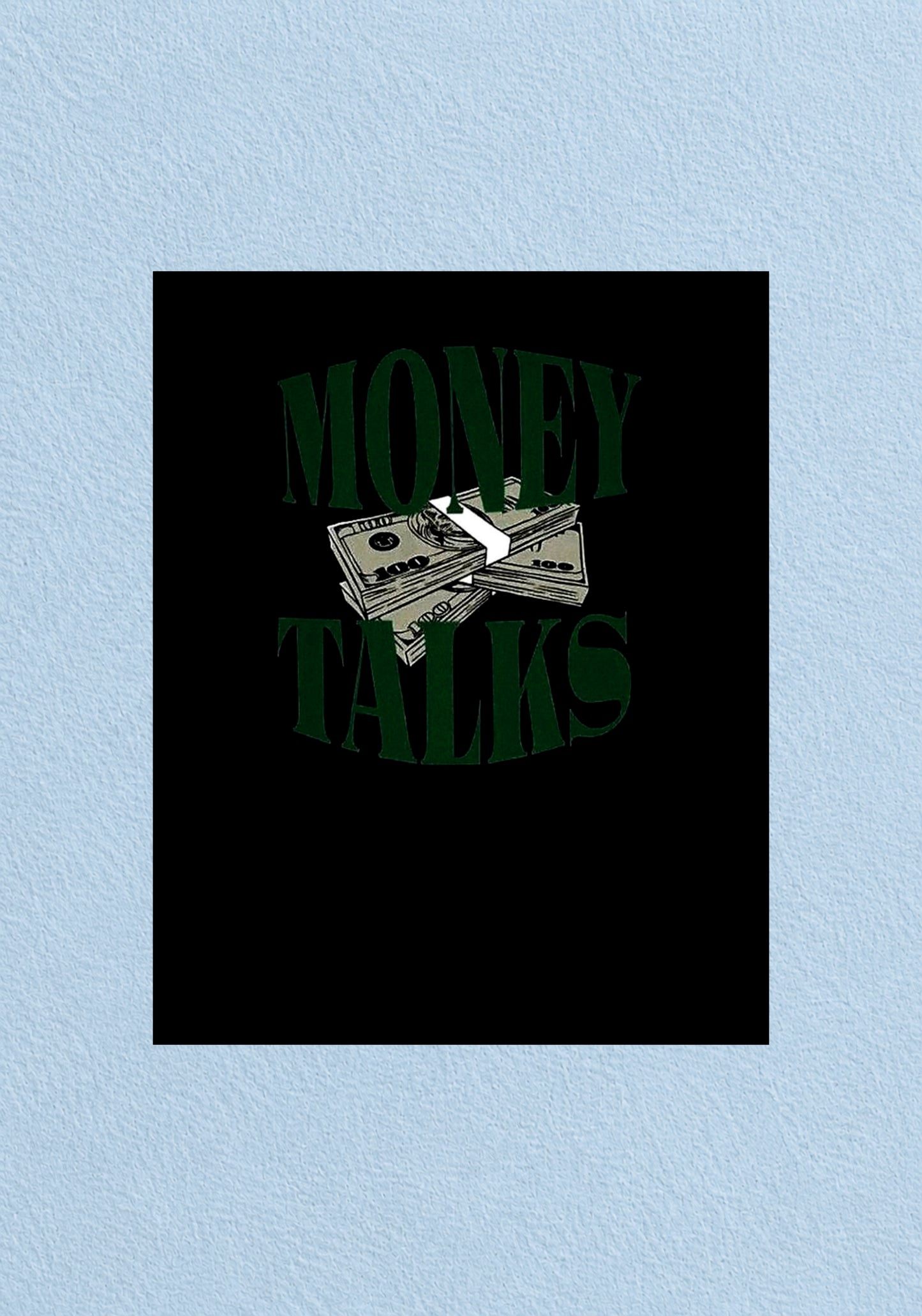 Money Talks Poster | Aesthetic Wall Poster